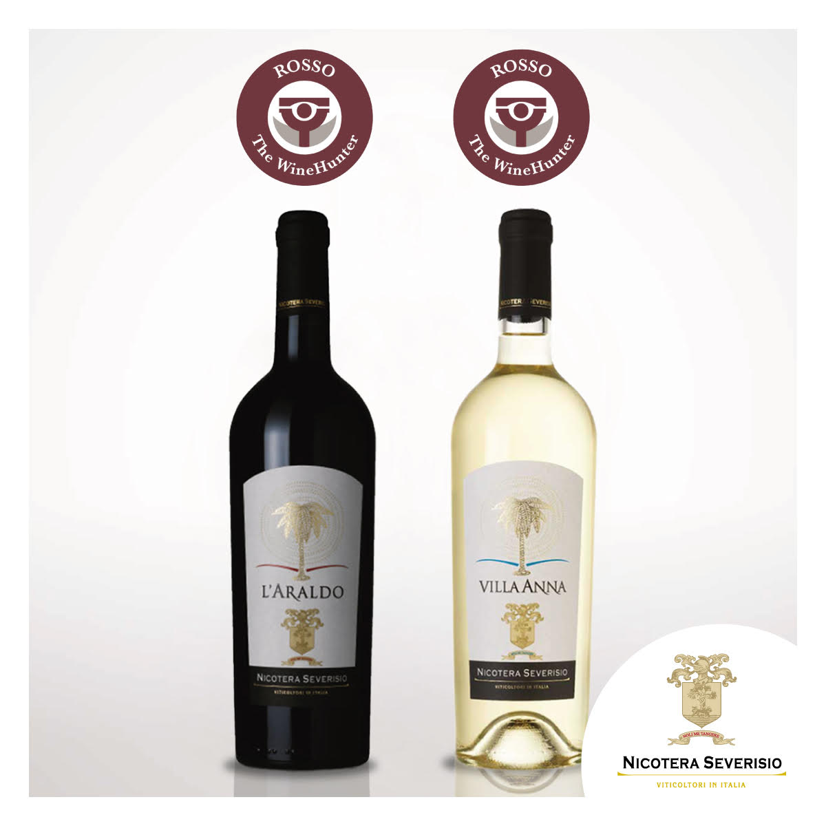 The Wine Hunter 2017. La cantina Nicotera Severisio raddoppia con due premi per L’Araldo e il Villa Anna The Wine Hunter 2017. La cantina Nicotera Severisio raddoppia con due premi per L’Araldo e il Villa Anna