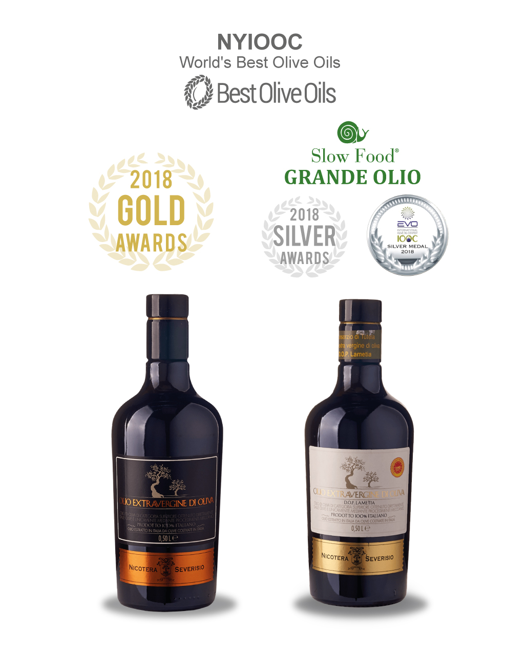 L’olio Nicotera Severisio è internazionale: oro e argento al The World Best Olive Oils L’olio Nicotera Severisio è internazionale: oro e argento al The World Best Olive Oils